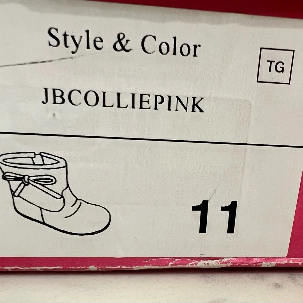 Jumping Beans Pink Kids Boots